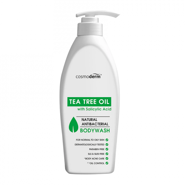 Cosmoderm Tea Tree Oil Body Wash 500ml