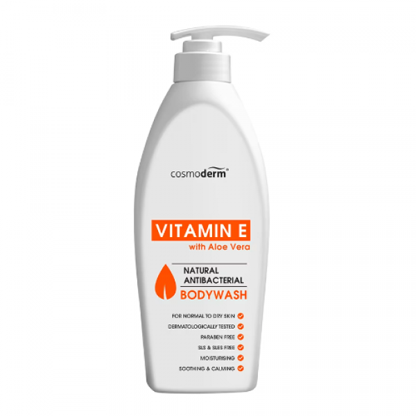 Cosmoderm Vitamin E Body Wash 500ml