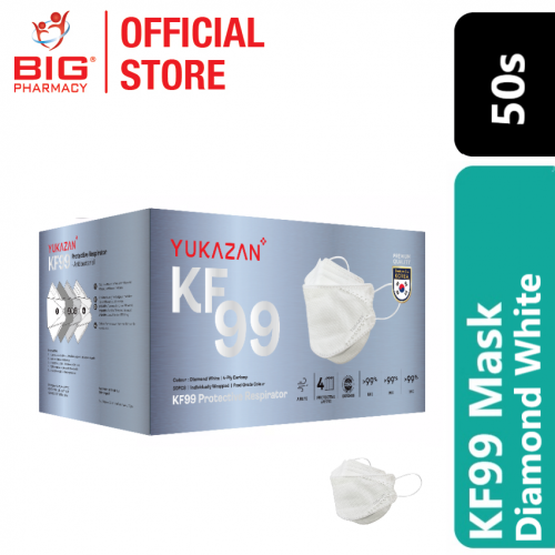 Yuka zan kf99 protective respirator 50s (diamond white)