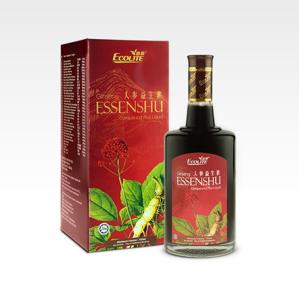 Ecolite Brand Ginseng Essenshu Liquid 750ml