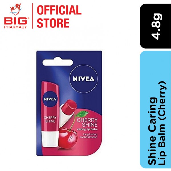 Nivea Lip Fruity Shine Cherry Spf10 4.8g