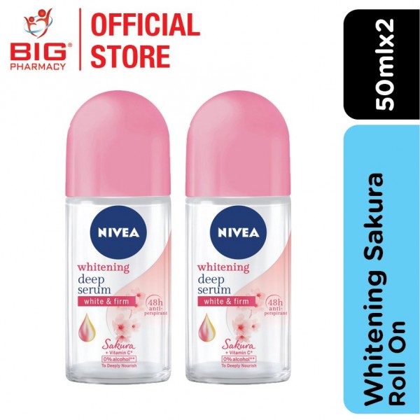 Nivea (F) R/O Whitening Deep Serum Sakura 2X50ml
