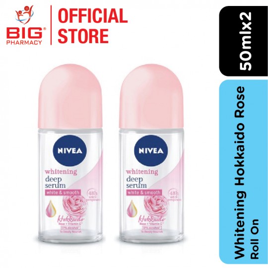 Nivea (F) R/O Whitening Deep Serum Hokkaido Rose 2X50ml