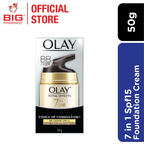 Olay Total Effects 7-In-1 Touch Of Foundation Cream Spf 15 50g