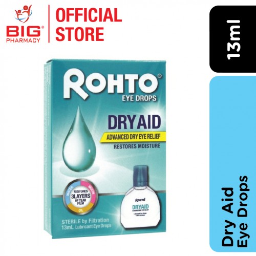Rohto Eye Drops Tired Eye Relief 13ml Dry Aid