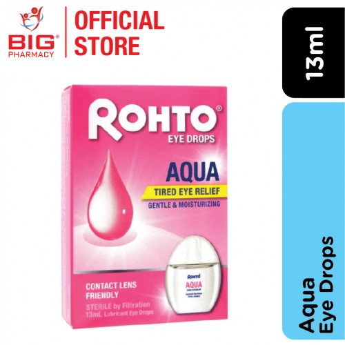 Rohto Eye Drops Tired Eye Relief 13ml Aqua