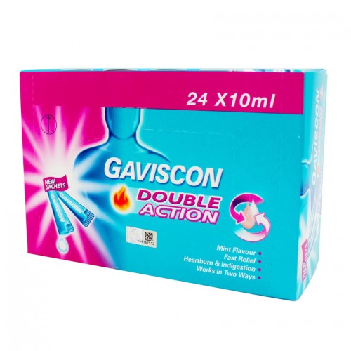 Gaviscon Double Action Liquid sachet 10ml 24s