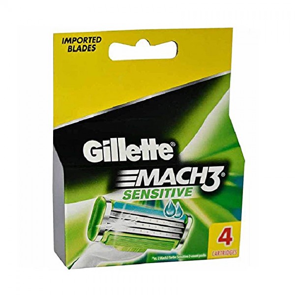Gillette Mach3 sensitive 4s Cartridges