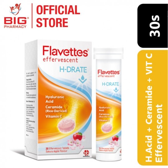 FLAVETTES EFFEVESCENT H-DRATE 2X15S