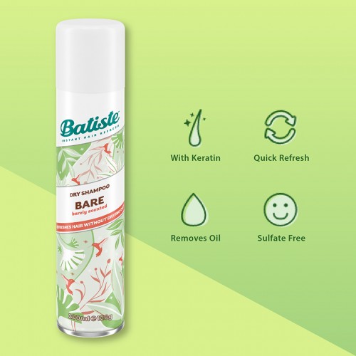 Batiste Dry Shampoo Bare 200ml