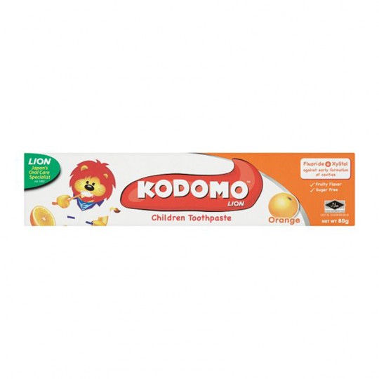Kodomo Lion T/Paste Orange 80g