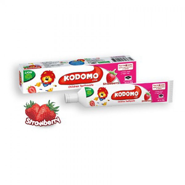 Kodomo Lion T/Paste Strawberry 40g