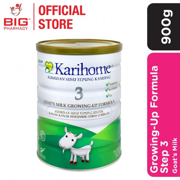 Karihome Goats Milk Growing Up Formula 900g Step 3 (1-3 Years old)