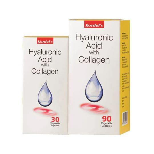 Kordels Hyaluronic Acid With Collagen Vege Cap 90S+30S - Nett