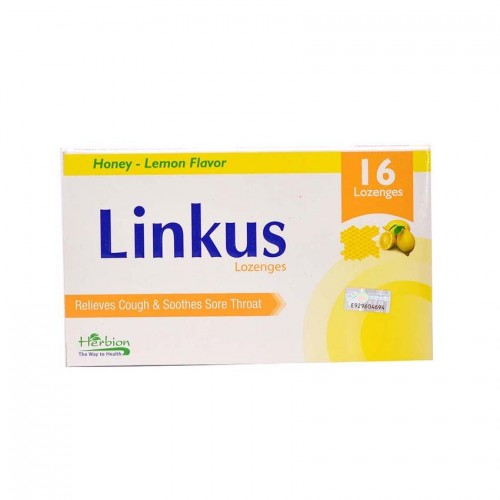 Linkus Lozenges Honey Lemon 16s