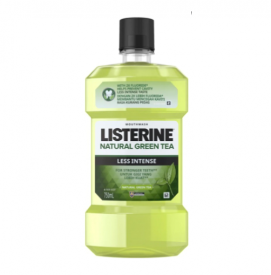 Listerine M/Wash 750ml Green Tea Less Intense