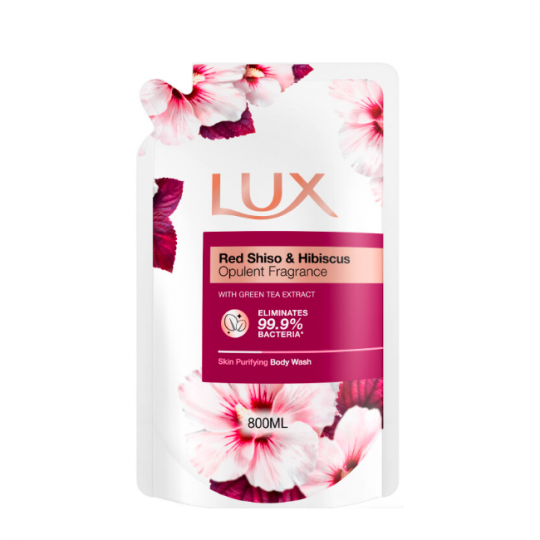 Lux Body Wash Red Shiso 800Ml (Refill)