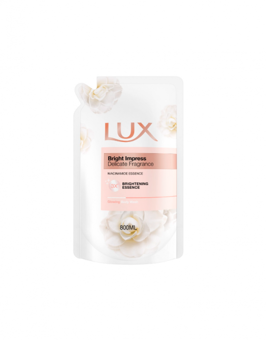 Lux Body Wash Bright Impress 800Ml (Refill)