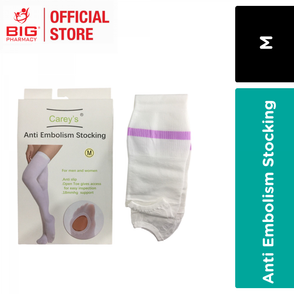 Careys Ted Anti-Embolism Medical Stockings Size M (Thigh Length)