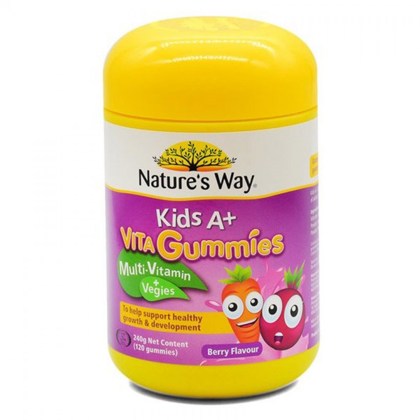 Natures Way Kids A+ Vita Gummies Berry 120s