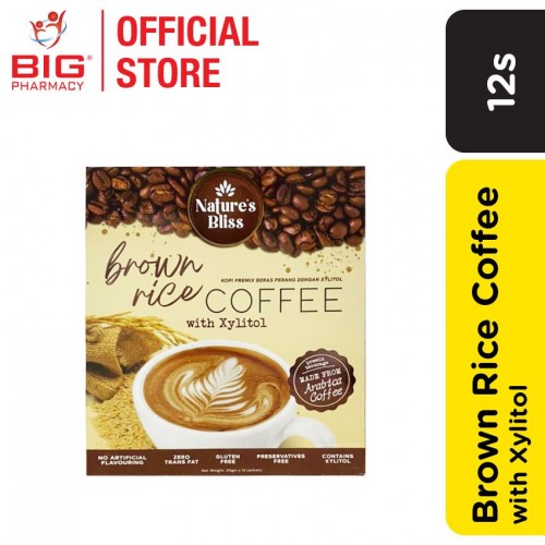 Natures Bliss Brown Rice Coffee (with Xylitol) 30g x 12s