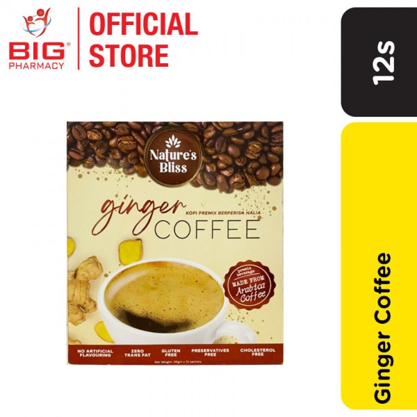 Natures Bliss Ginger Coffee 30g x 12s