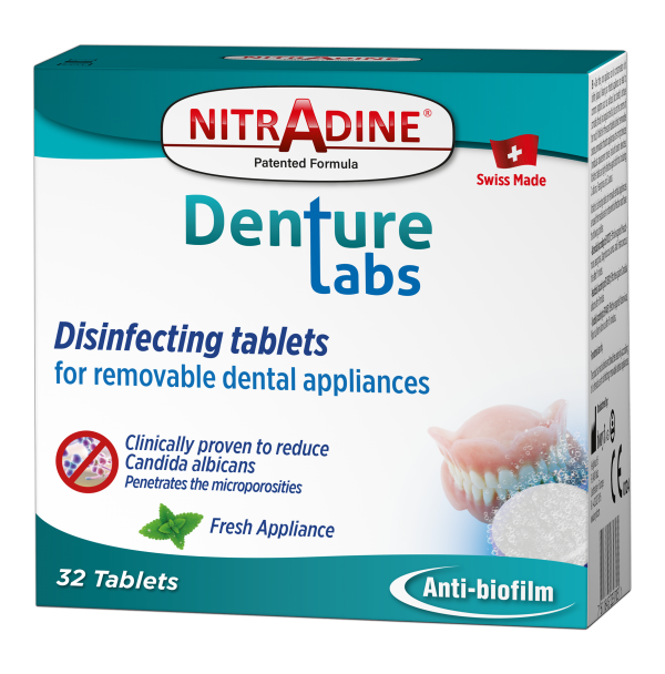 Nitradine Denture Disinfecting Tablets 32S