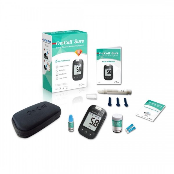 On Call Sure Sync (Bluetooth) Glucose Monitoring System (Starter Kit)