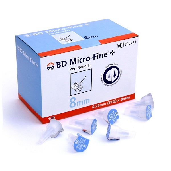 BD Micro-Fine Pen Needle 31Gx8Mm 100S (Box)