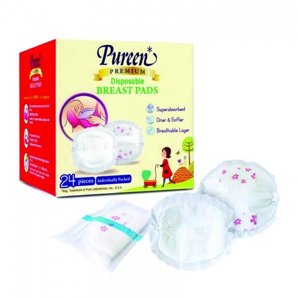 Pureen Disposable Breast Pads 24s