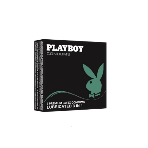 Playboy Condoms Lubricated 3 In 1 (3S)