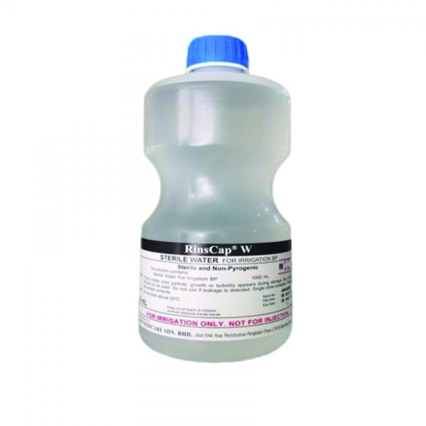 Rinscap Sterile Water For Irrigation U.S.P 1000ml
