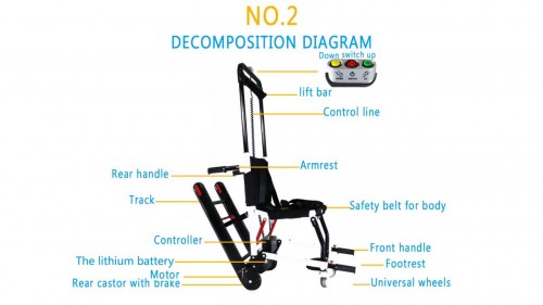 Mers (Sc19B) Electric Stair Climbing Wheelchair