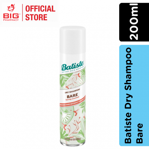 Batiste Dry Shampoo Bare 200ml