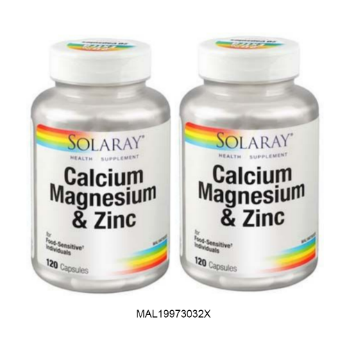 Solaray Calcium Magnesium Zinc 2X120S