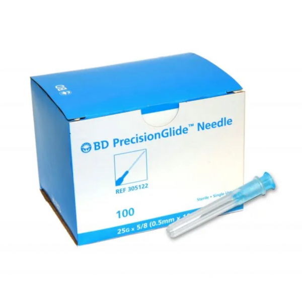BD Precisionglide Needle 25Gx 5/8In (301805) 100s