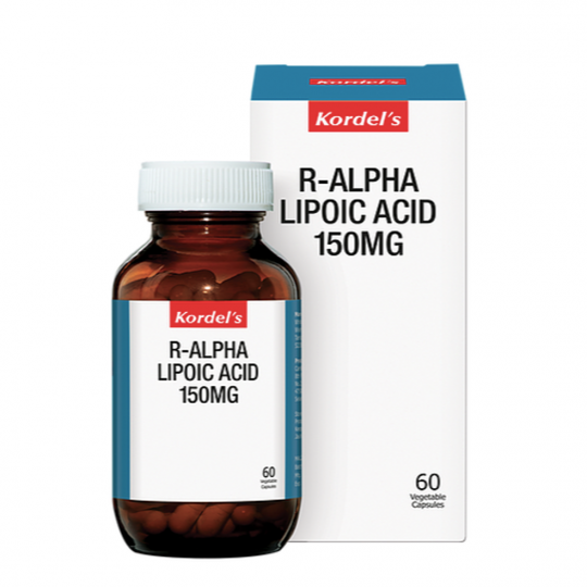Kordels R-Alpha Lipoic Acid 150mg 60s