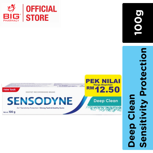 SENSODYNE T/PASTE DEEP CLEAN 100G @RM12.50