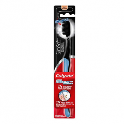 Colgate T/Brush slim soft Charcoal s 1s