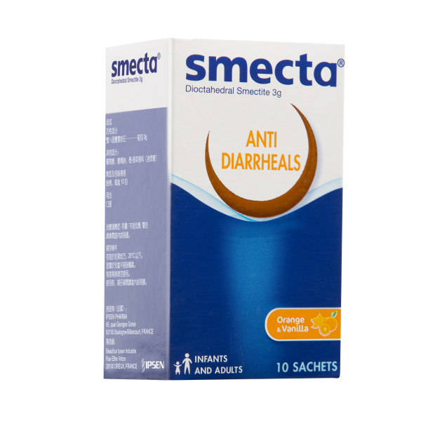 Smecta Powder Orange Vanilla 3G X 10s