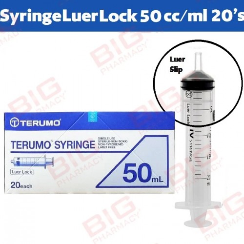 Terumo Ss*50Ese Syringe 50ml Est 20S (Eccentric)