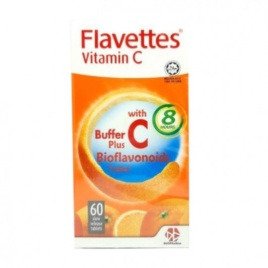 Flavettes Vit C W/ Buffer C Plus Bioflavonoids 60s