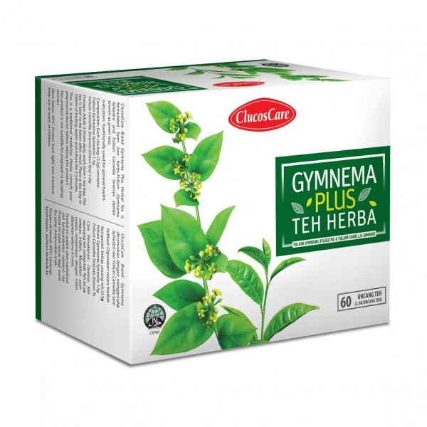 Clucoscare Gymnema Plus Herbal Tea 60s