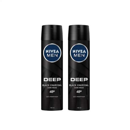 Nivea (M) Deep Spray 2X150ml
