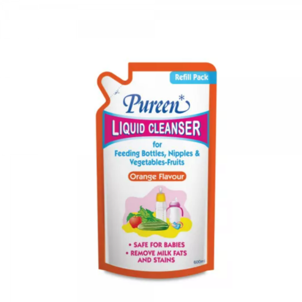 Pureen Liq. Cleanser 600ml Refill (Orange)