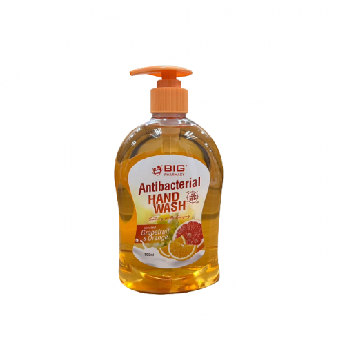 BIG ANTI-BACTERIAL HAND WASH GRAPEFRUIT & ORANGE 500ML