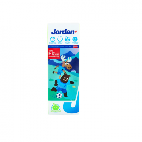 JORDAN CHILDREN TOOTHPASTE STEP 2 75G APPLE