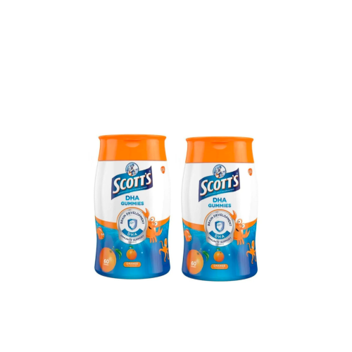 Scotts Dha Gummies Orange Bottle 60s Twinpack