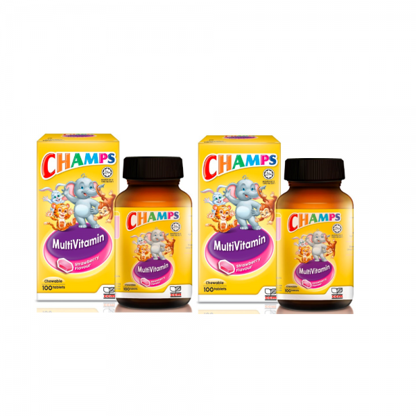 Champs Multivitamin (Strawberry) 100s Twinpack