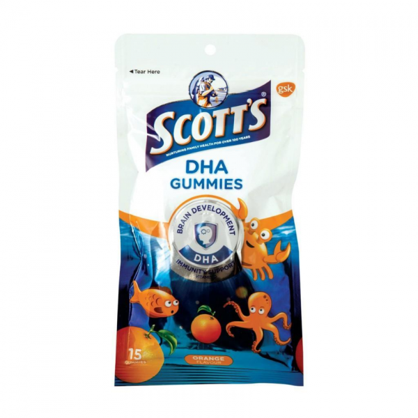 Scotts Dha Gummies Orange 45G 15s